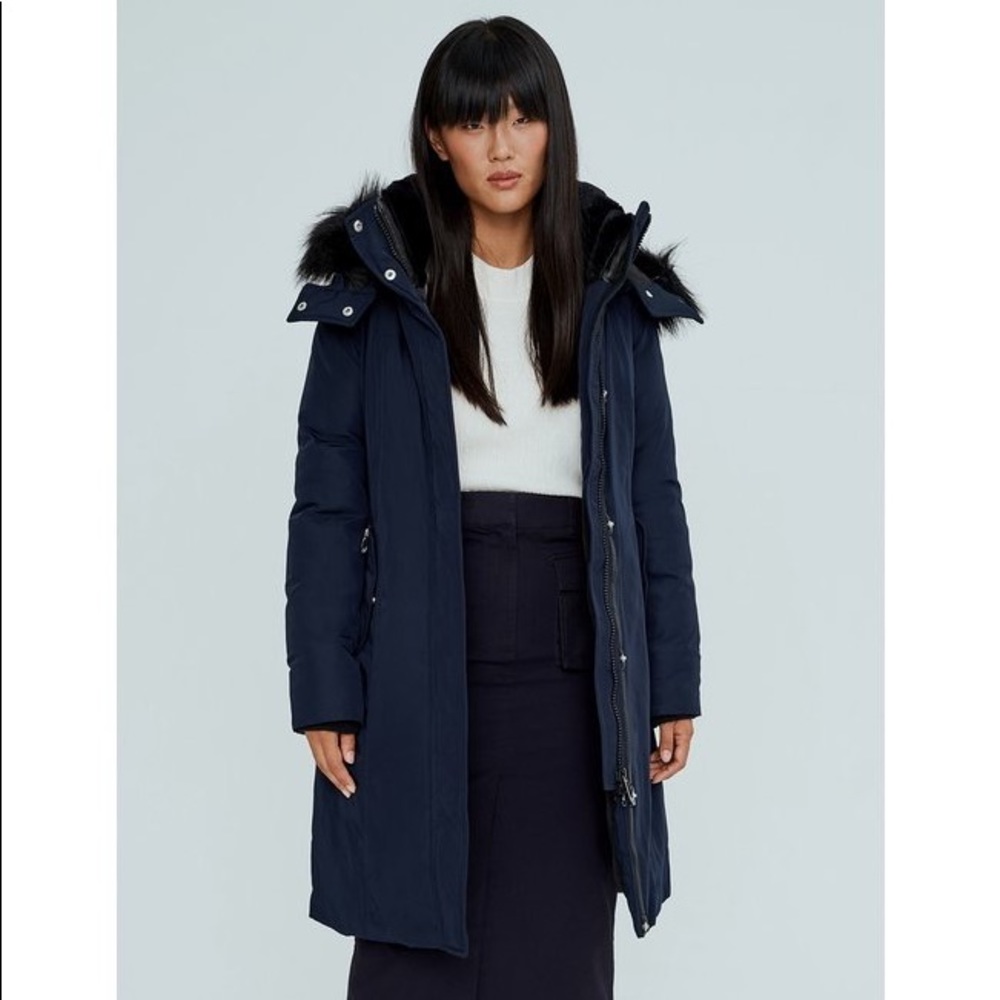 NOIZE KRISTEL WINTER PARKA MOONSTONE/NAVY size XS